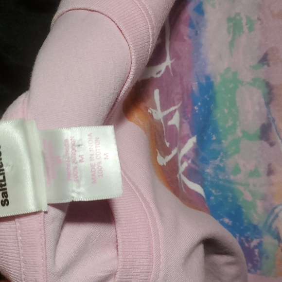 SALT LIFE T-Shirt-Womens Pink Short Sleeve-Front Graphic Fish Ocean-VGUC-Sz M - Picture 7 of 9